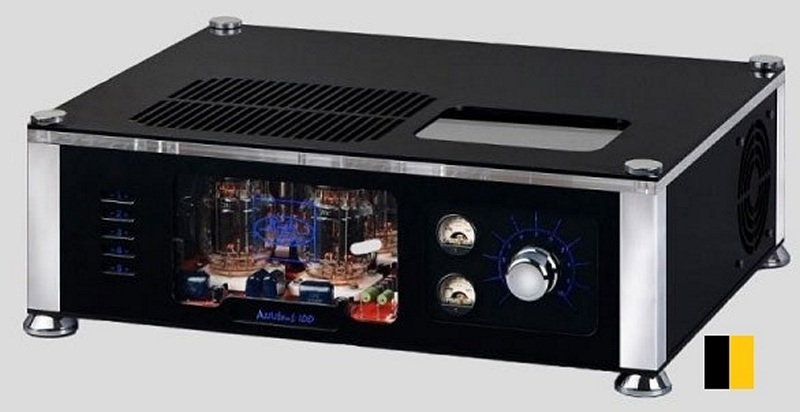 Стереоусилитель AUDIO VALVE Assistent 100 black/gold артикул 145218Si-1