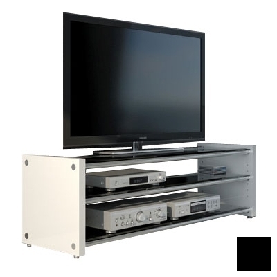 Подставка под ТВ и HI-FI Schroers Kadmos 2 wood black артикул 111289Si-1