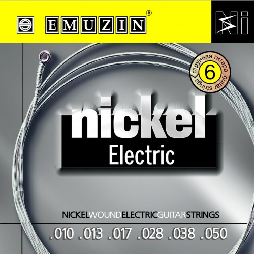 Струны для электрогитары Emuzin Nickel Electric 6n 10-50 артикул 291286Si-1