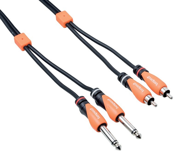 Кабель межблочный 2Jack-2RCA Bespeco SLY2JR180 1.8 m артикул 257206Si-1
