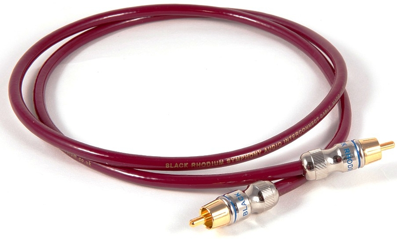 Кабель межблочный аудио Black Rhodium Symphony Digital RCA 1.0m артикул 116065Si-1