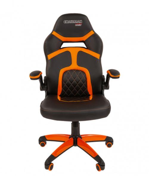 Кресло игровое Chairman game 18 00-07069663 Black/Orange артикул 269955Si-1 фото 3