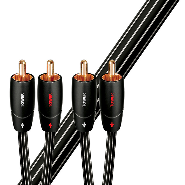 Кабель межблочный аудио AudioQuest Tower 2RCA-2RCA, 12.0 м артикул 220049Si-1