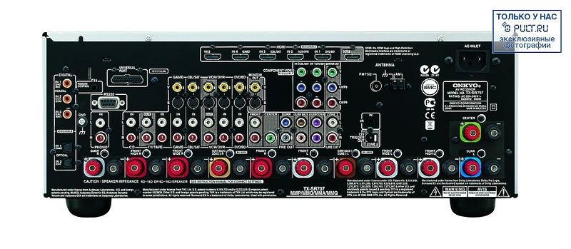 AV Ресивер Onkyo TX-SR707 black артикул 383024FV-1 фото 4