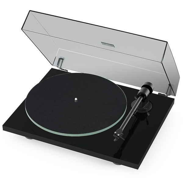 Проигрыватель винила Pro-Ject T1 BT (OM 5E) piano black артикул 222241Si-1