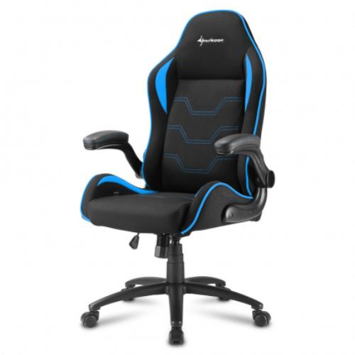 Кресло игровое Sharkoon ELBRUS 1 BK/BU артикул 269897Si-1