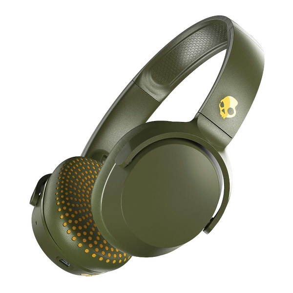 Наушники Skullcandy S5PXW-M687 Riff Wireless On-Ear Moss/Olive/Yellow артикул 233277Si-1