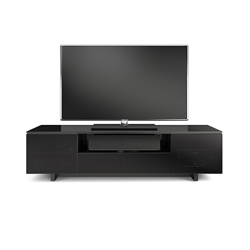 Подставка под ТВ и HI-FI BDI Nora Slim 8239-S lblack артикул 100064Si-1