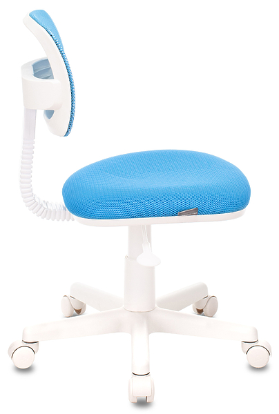 Кресло Бюрократ CH-W299/LB/TW-55 (Children chair CH-W299 blue TW-31 TW-55 cross plastic plastik белый) артикул 263248Si-1 фото 4