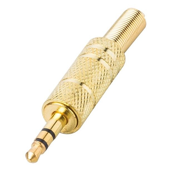 Разъем MiniJack Bespeco SS40MD (стерео прямой) артикул 257383Si-1