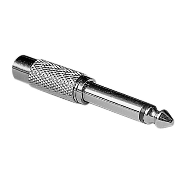 Переходник Adam Hall 7540 Jack mono 6,3 мм(M) - RCA(F) артикул 255140Si-1