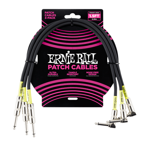 Набор кабелей инструментальных Ernie Ball 6076 артикул 253354Si-1