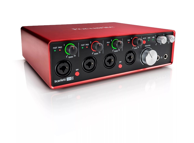Звуковая карта FOCUSRITE Scarlett 18i8 2nd Gen артикул 191579Si-1