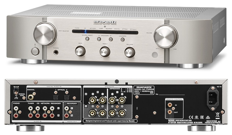 Стереоусилитель Marantz PM6006 Gold артикул 149971Si-1 фото 5