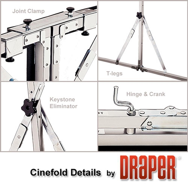 Экран Draper Cinefold NTSC (3:4) 381/150" 218*295 XT1000V (M1300) артикул 142442Si-1 фото 5