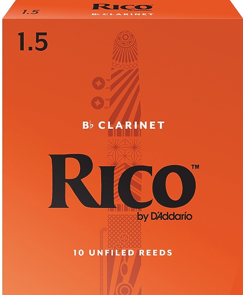Трости D'Addario WOODWINDS RCA1015 RICO, BB CLAR, #1.5, 10 BX артикул 274502Si-1