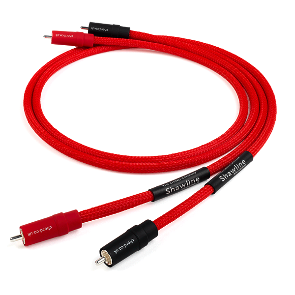 Кабель межблочный аудио Chord Company Shawline 2RCA to 2RCA 0.5m артикул 193696Si-1