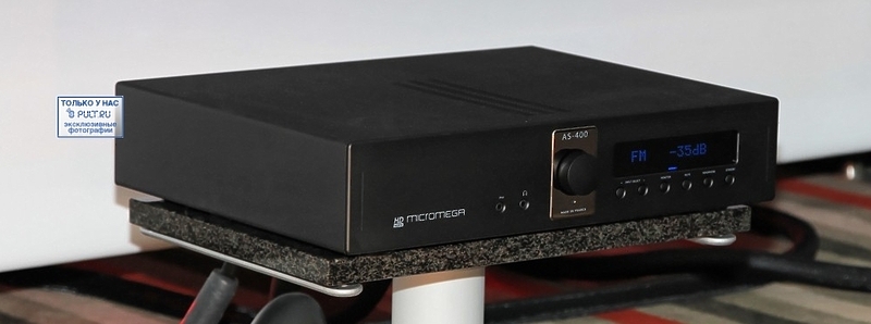 Стереоусилитель Micromega AS400 black артикул 328471FV-1 фото 3