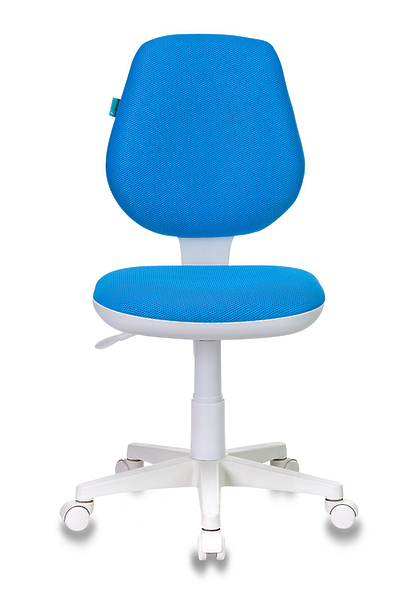 Кресло Бюрократ CH-W213/TW-55 (Children chair CH-W213 blue TW-55 cross plastic plastik белый) артикул 263265Si-1 фото 3