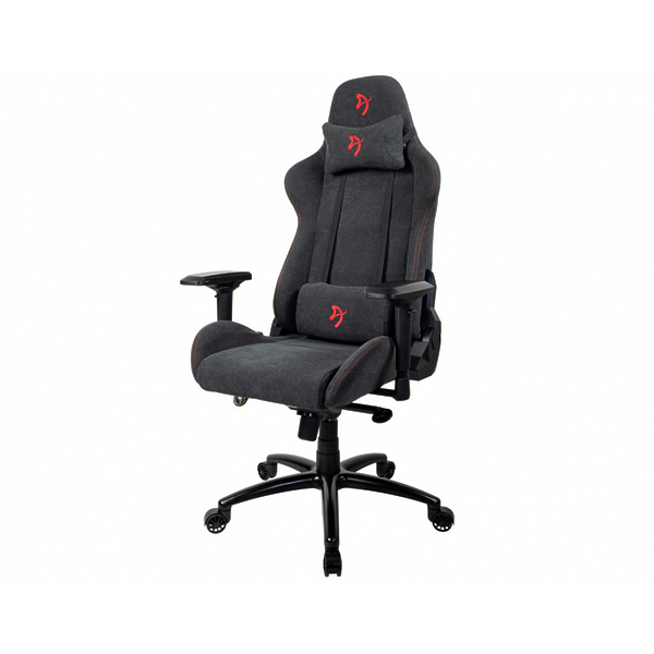 Кресло игровое Arozzi Signature Soft Fabric Red Logo артикул 275457Si-1