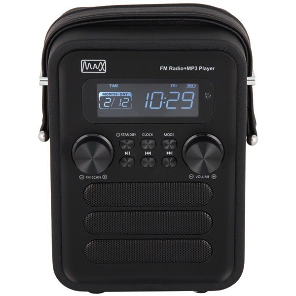 Радиоприемник MAX MR-340 black edition артикул 178177Si-1