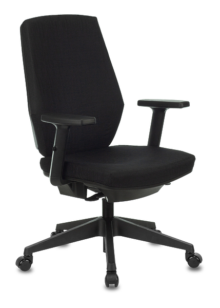 Кресло Бюрократ CH-545/1D/418-BLACK (Office chair CH-545/1D black 38-418 cross plastic) артикул 263444Si-1