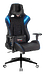 Кресло Zombie VIKING 4 AERO BLUE (Game chair VIKING 4 AERO black/blue textile/eco.leather headrest cross plastic)