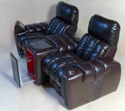 Кресло для домашнего кинотеатра Home Cinema Hall Luxury Консоль увеличенная с баром (охлаждающий эл артикул 101808FV-1 фото 26