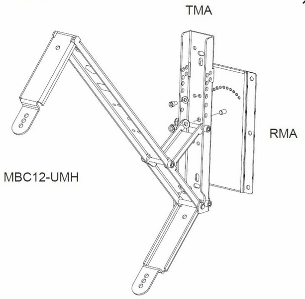 Крепление Dynacord MB C12 UMH артикул 143802Si-1