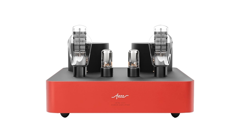 Монофонический усилитель мощности Fezz Audio Mira Ceti 300b Power Amplifier EVO Burning Red артикул 334077Si-1 в интернет-магазине «HiFiRussia»