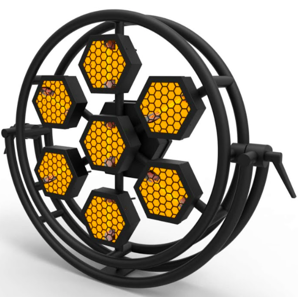 Светодиодный прожектор "блайндер" Anzhee Lamp FLower 7 артикул 220236Si-1