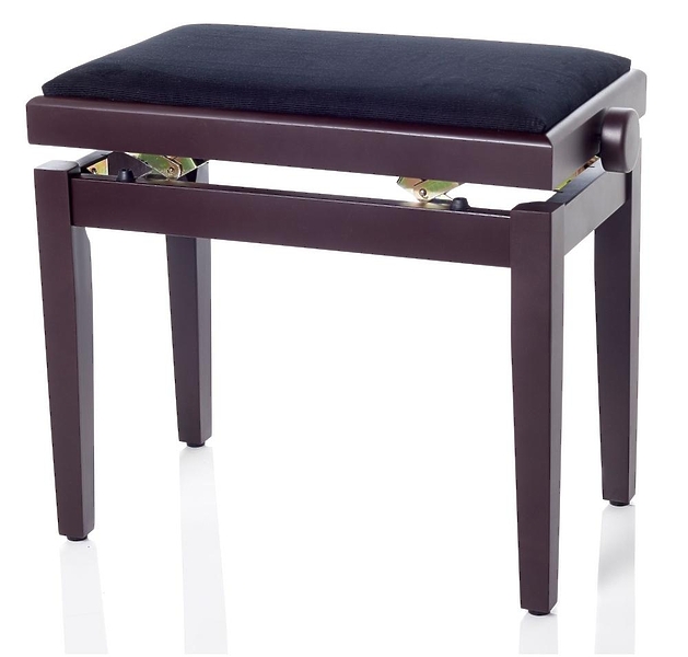 Банкетка для пианино Bespeco SG101PSVN Rosewood/Black Velvet артикул 257097Si-1