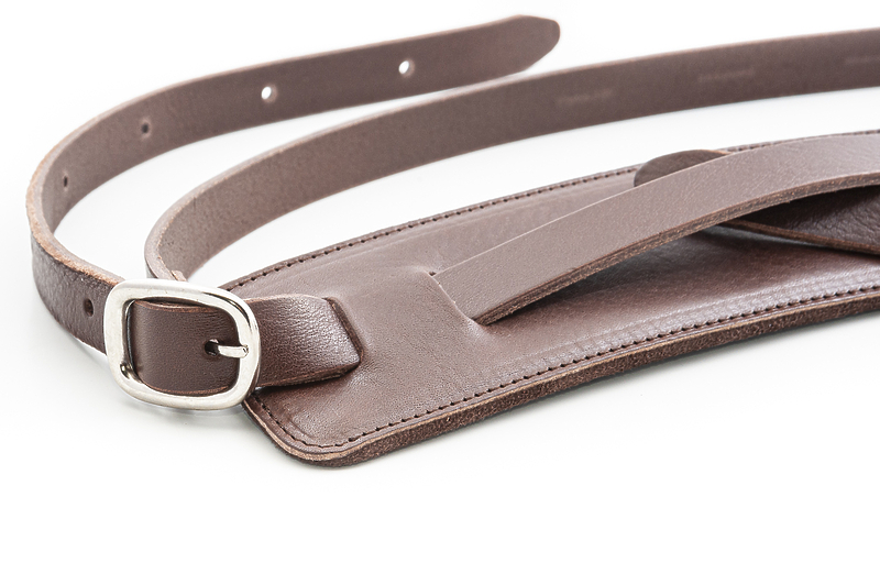 Ремень для гитары RightOn Straps Leathercraft Slim Brown артикул 331625Si-1 фото 3