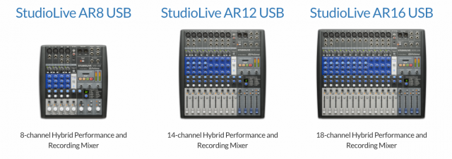 Микшер PreSonus StudioLive AR8 USB артикул 159235Si-1 фото 5