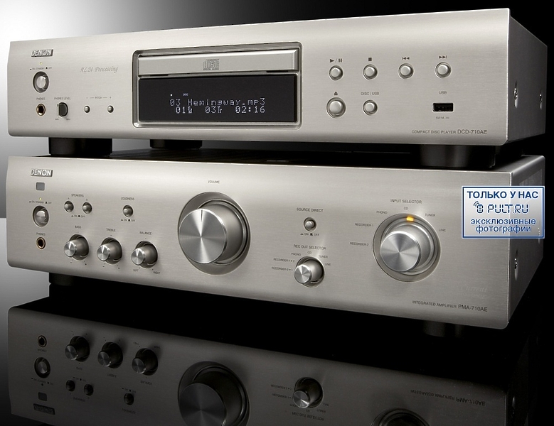 Стереоусилитель Denon PMA-710AE silver артикул 326412FV-1 фото 3