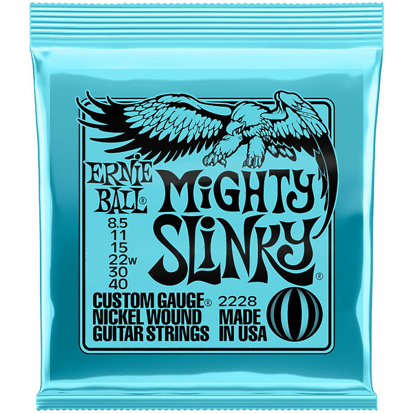 Струны для электрогитары Ernie Ball 2228 Nickel Wound Mighty Slinky артикул 291331Si-1