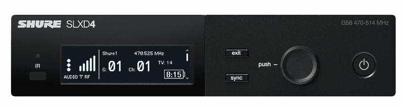 Цифровой приёмник Shure SLXD4E H56 артикул 318875SI-1 фото 3