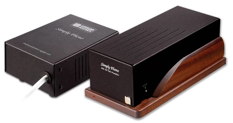 Ламповый фонокорректор Unison Research Simply Phono with Power Supply Mahogany артикул 240732Si-1