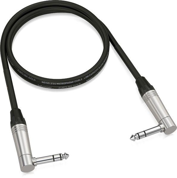 Инструментальный кабель Behringer GIC-90 4SR Black 0.9m артикул 296973Si-1