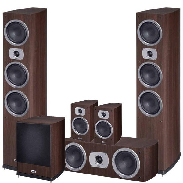 Комплект акустики Heco Victa Prime 702 Set 5.1 espresso (702+302+102+252 A) артикул 181590Si-1