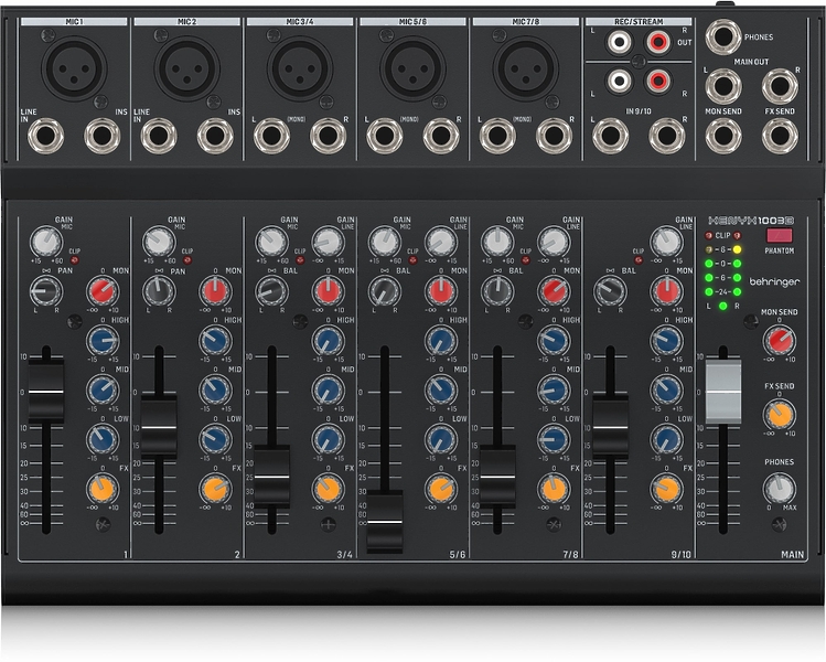 Микшерный пульт Behringer XENYX 1003B артикул 306032Si-1