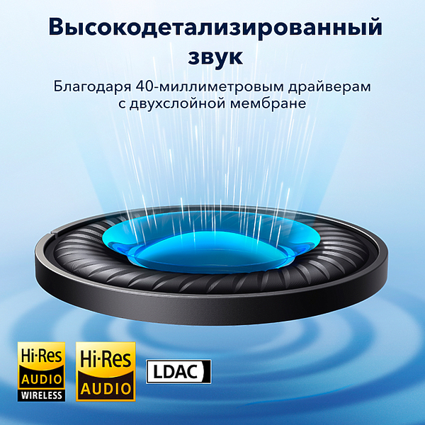 Беспроводные наушники Soundcore Space Q45 White артикул 283062Si-1 фото 3