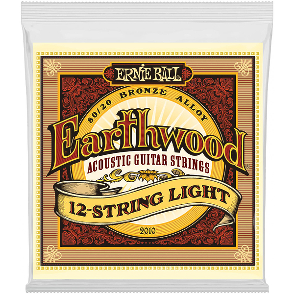 Cтруны для двенадцатиструнной гитары Ernie Ball Earthwood 2010 артикул 291224Si-1