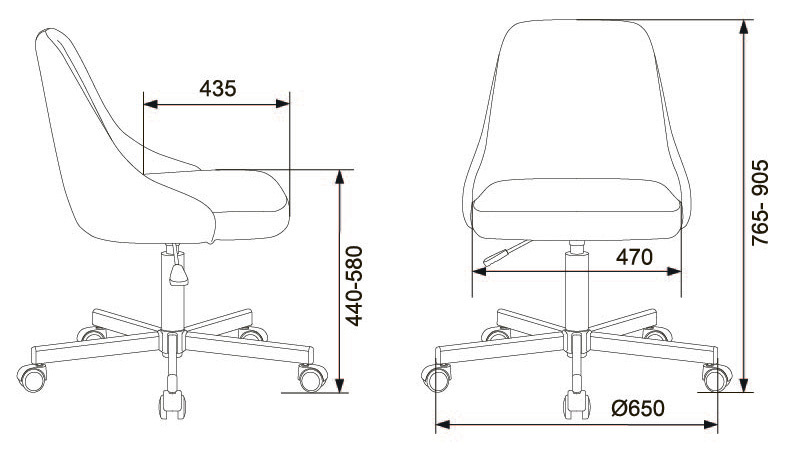 Кресло Бюрократ CH-340M/VELV09 (Office chair CH-340M cherry Velvet 09 cross metal) артикул 263426Si-1 фото 6