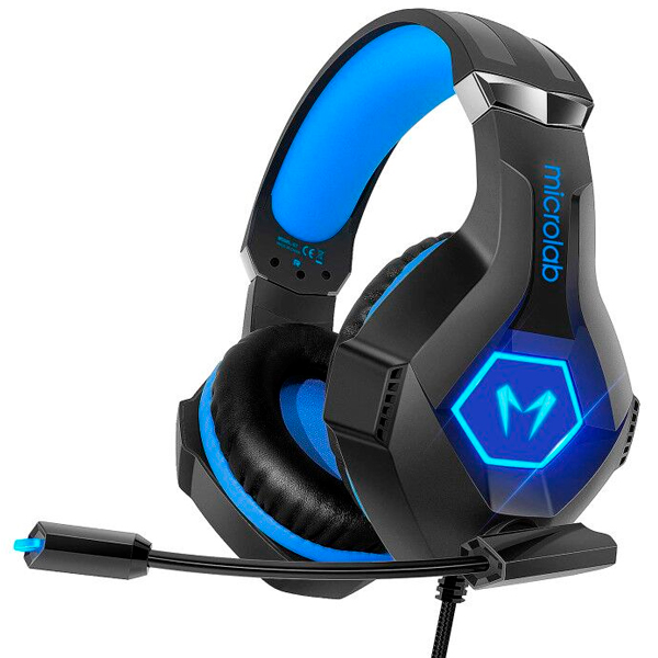 Наушники Microlab G7 blue+black артикул 296224Si-1