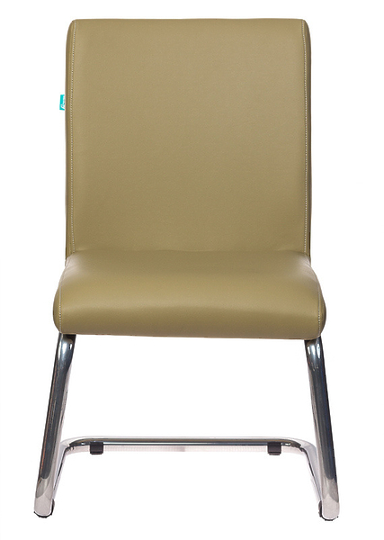 Кресло Бюрократ CH-250-V/KRIT-GREEN (Office chair CH-250-V green eco.leather runners metal хром) артикул 263369Si-1 фото 3