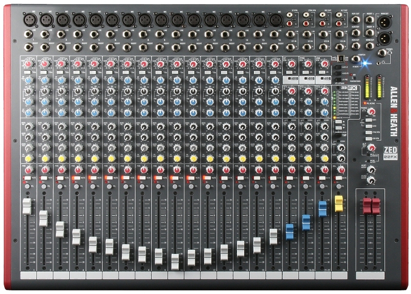 Микшер Allen&Heath ZED22FX артикул 127148Si-1