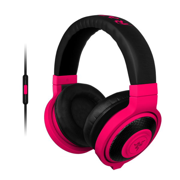 Наушники Razer Kraken Mobile Neon red артикул 135370Si-1