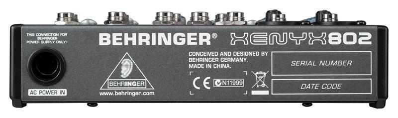 Behringer 802 аналоговый микшер артикул 404967-1 фото 3