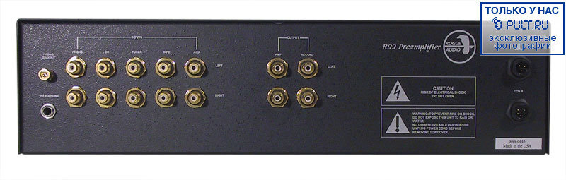 Предусилитель Rogue Audio Ninety-Nine Phono black артикул 326293FV-1 фото 3